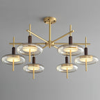 Redondo Lustra Lustre Laiton Verre LED Moderne - Neutralighting