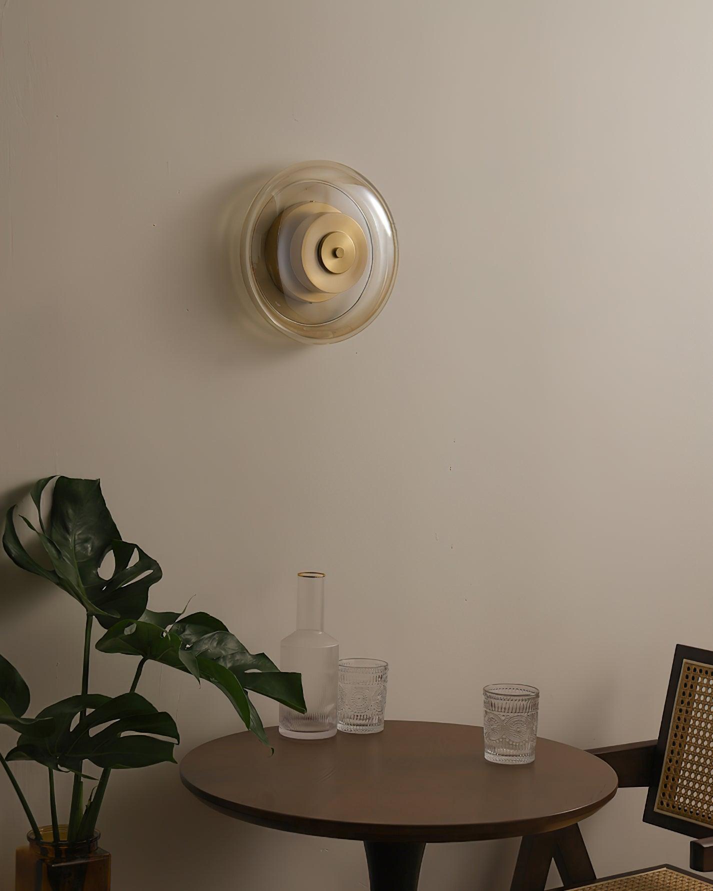 Elysso Lustra Applique Murale Circulaire en Laiton - Neutralighting