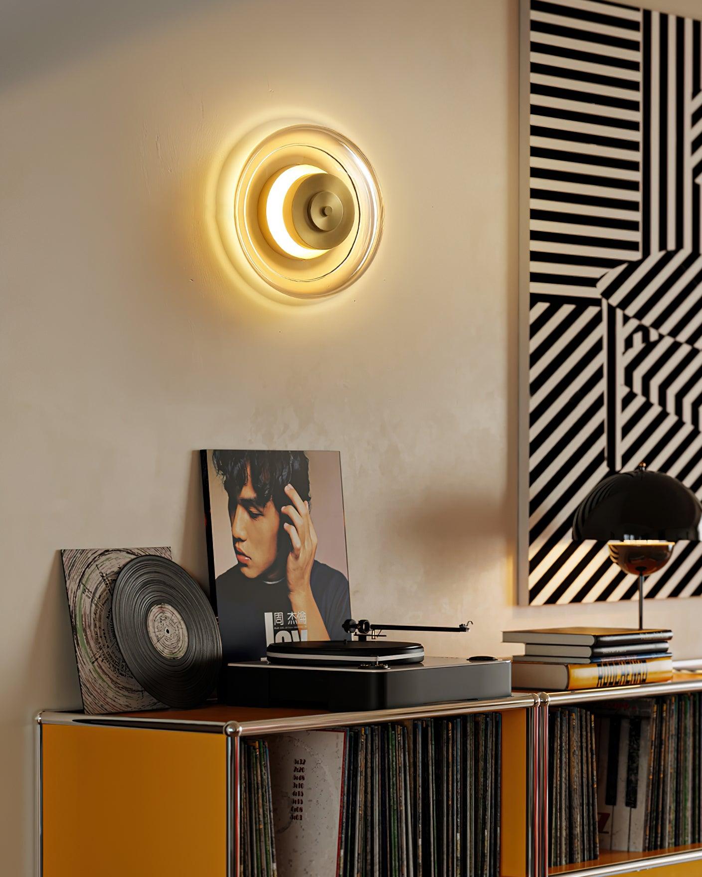 Elysso Lustra Applique Murale Circulaire en Laiton - Neutralighting