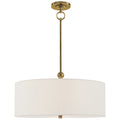 Olvynis Lampe Pendentive Moderne Minimaliste en Laiton et Tissu - Neutralighting