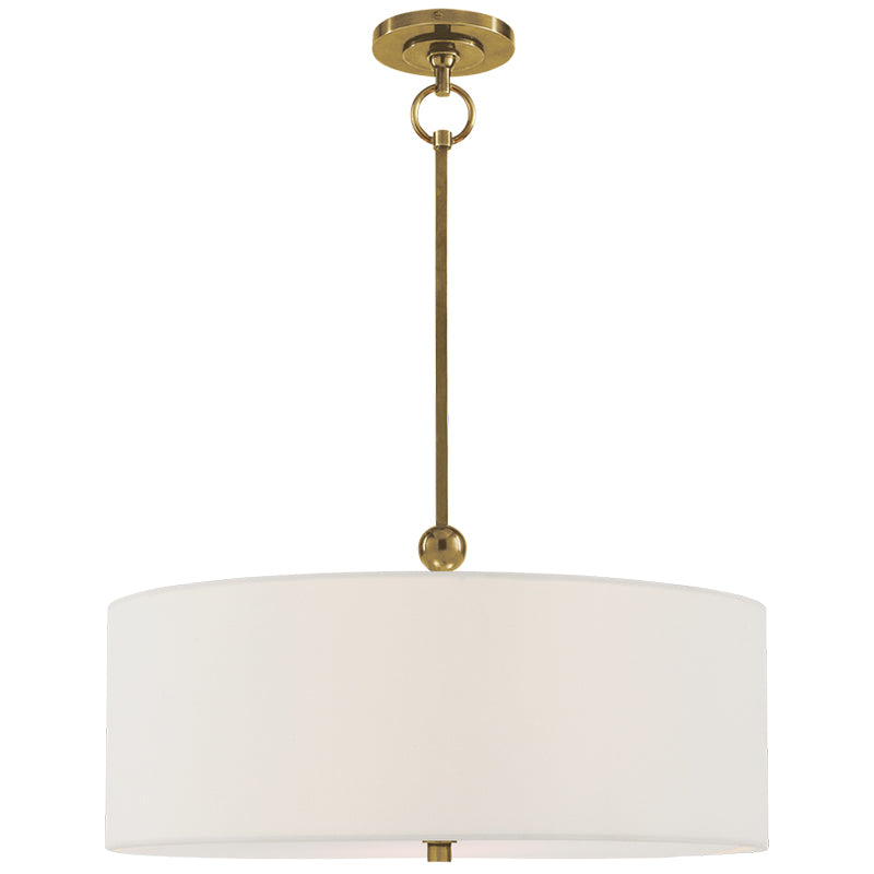 Olvynis Lampe Pendentive Moderne Minimaliste en Laiton et Tissu - Neutralighting