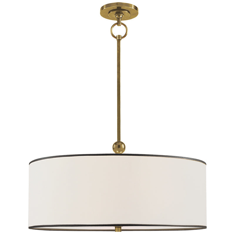 Olvynis Lampe Pendentive Moderne Minimaliste en Laiton et Tissu - Neutralighting