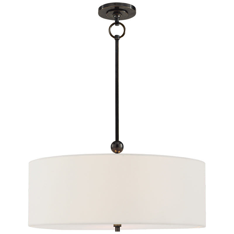 Olvynis Lampe Pendentive Moderne Minimaliste en Laiton et Tissu - Neutralighting