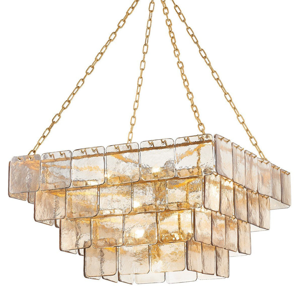 Aurora Chandelier en verre luxueux à étages - Neutralighting