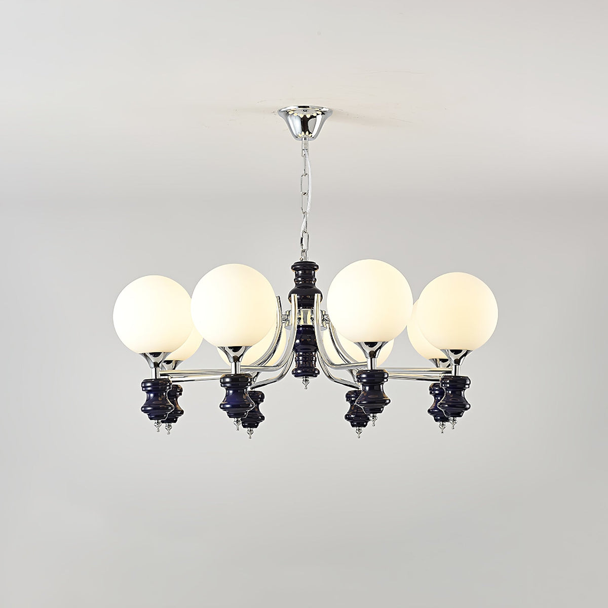 Aurora Lustre Regal Orb Givré - Neutralighting