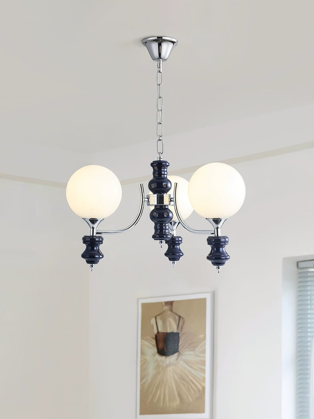 Aurora Lustre Regal Orb Givré - Neutralighting