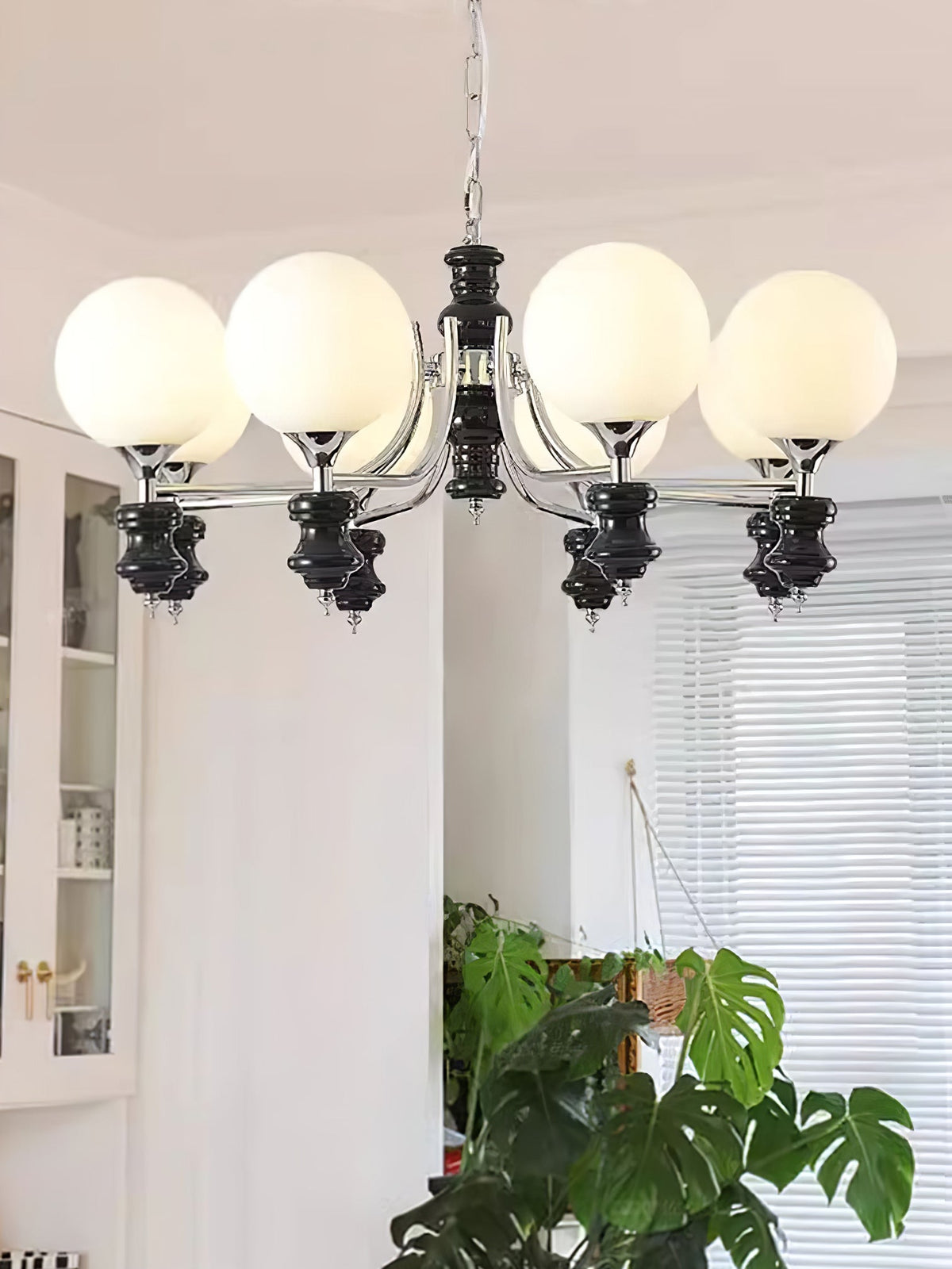 Aurora Lustre Regal Orb Givré - Neutralighting