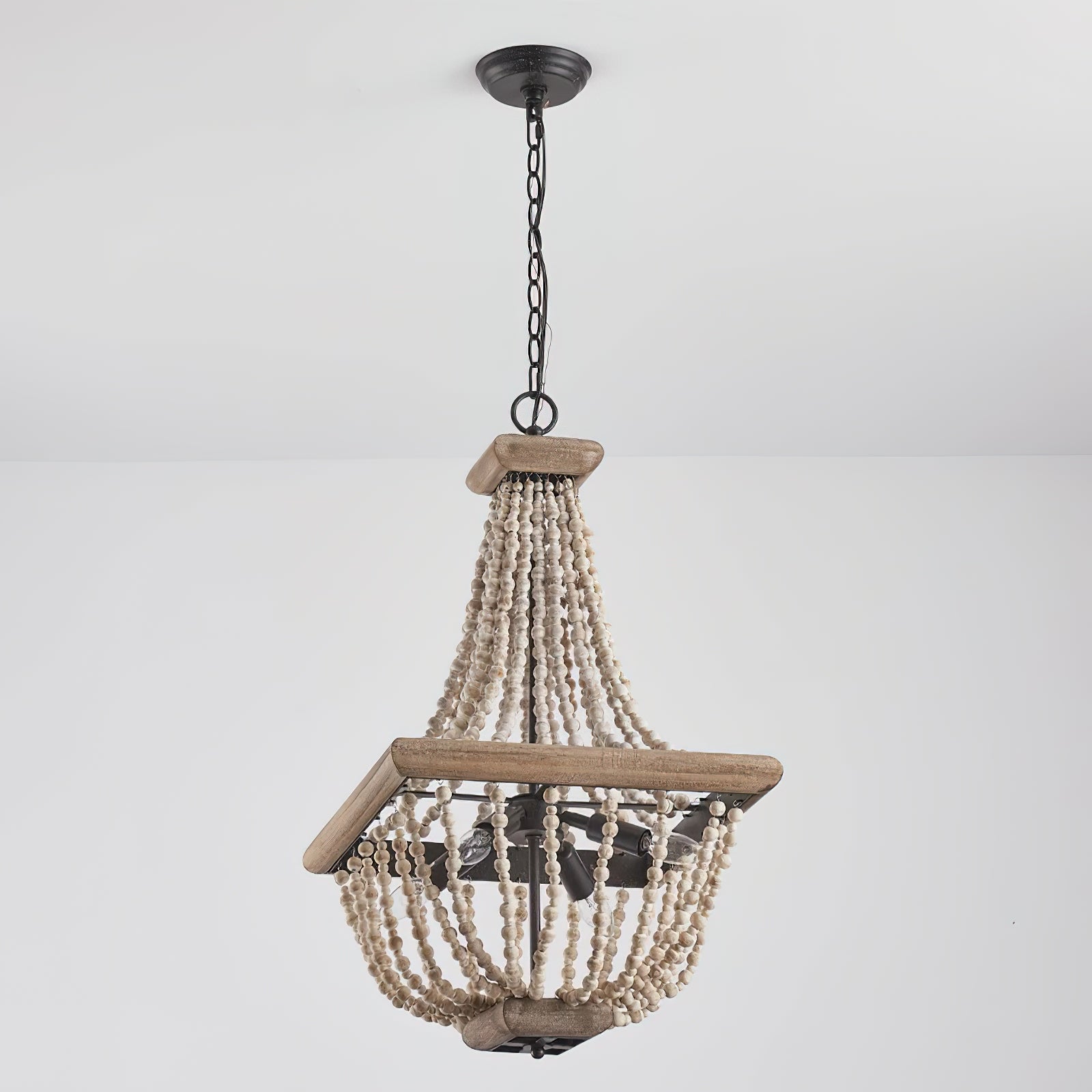 Aursorir Lustre Postmoderne Luxe Bois Métal - Neutralighting