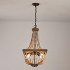 Aursorir Lustre Postmoderne Luxe Bois Métal - Neutralighting