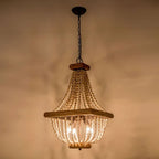 Aursorir Lustre Postmoderne Luxe Bois Métal - Neutralighting