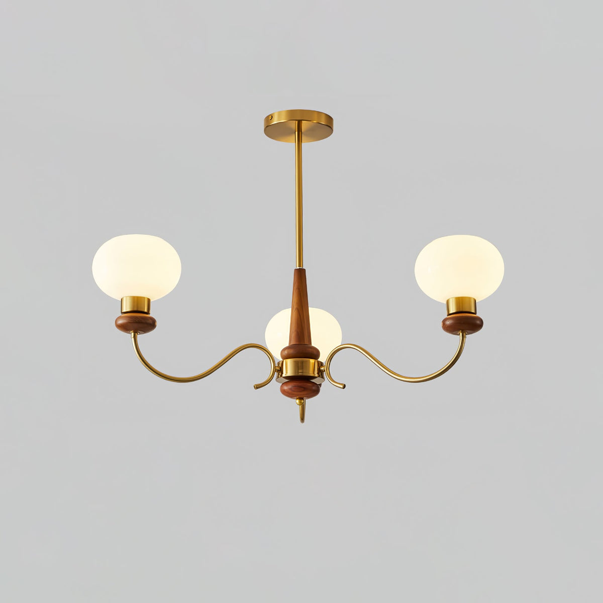 Luma Lustre Lustra Laiton Bois Globe Classique - Neutralighting