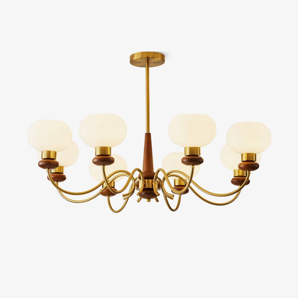 Luma Lustre Lustra Laiton Bois Globe Classique - Neutralighting