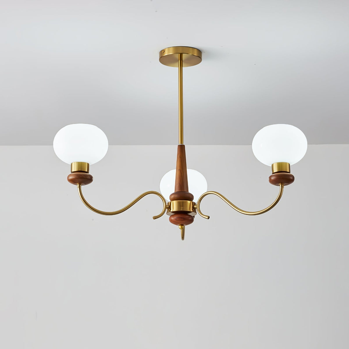 Luma Lustre Lustra Laiton Bois Globe Classique - Neutralighting