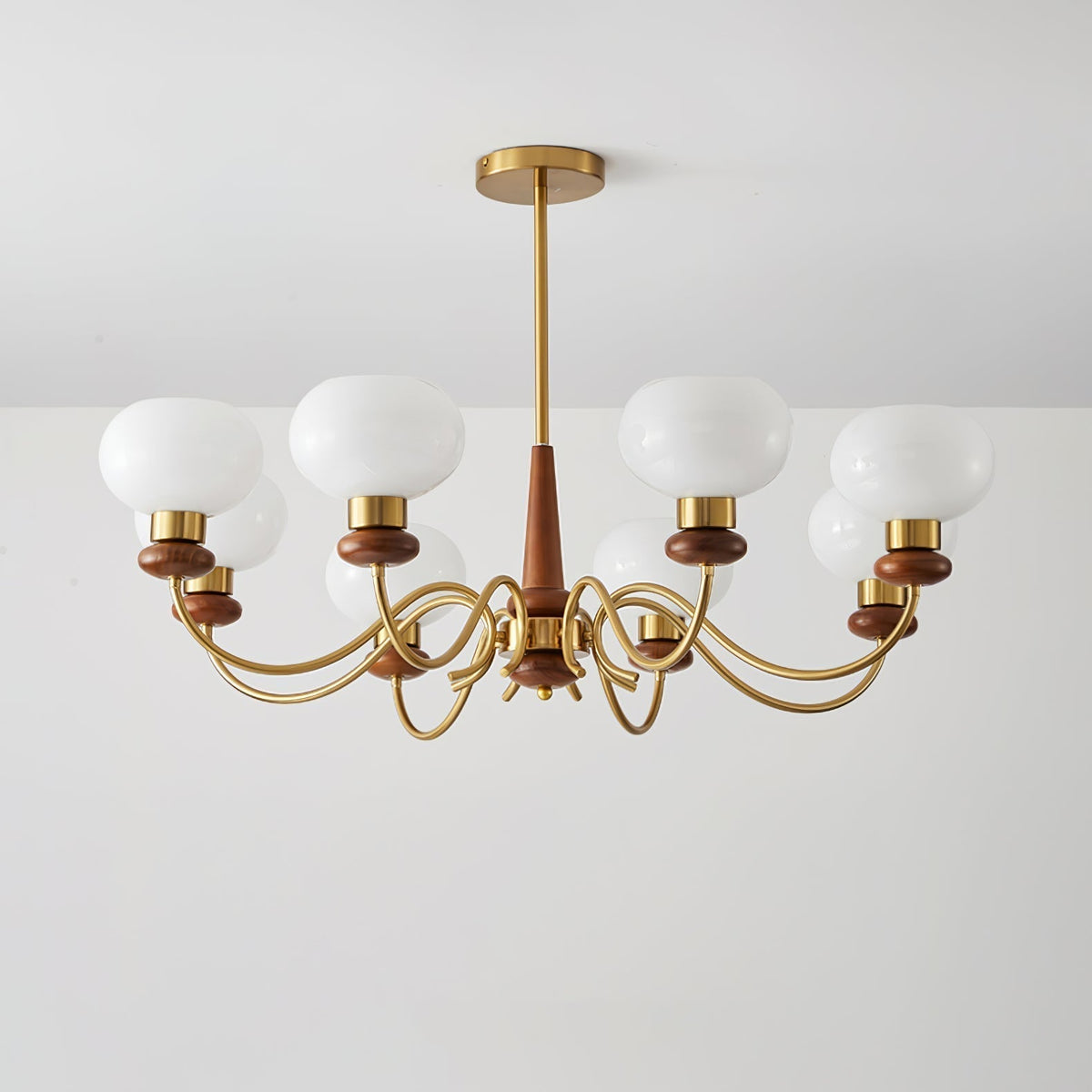 Luma Lustre Lustra Laiton Bois Globe Classique - Neutralighting