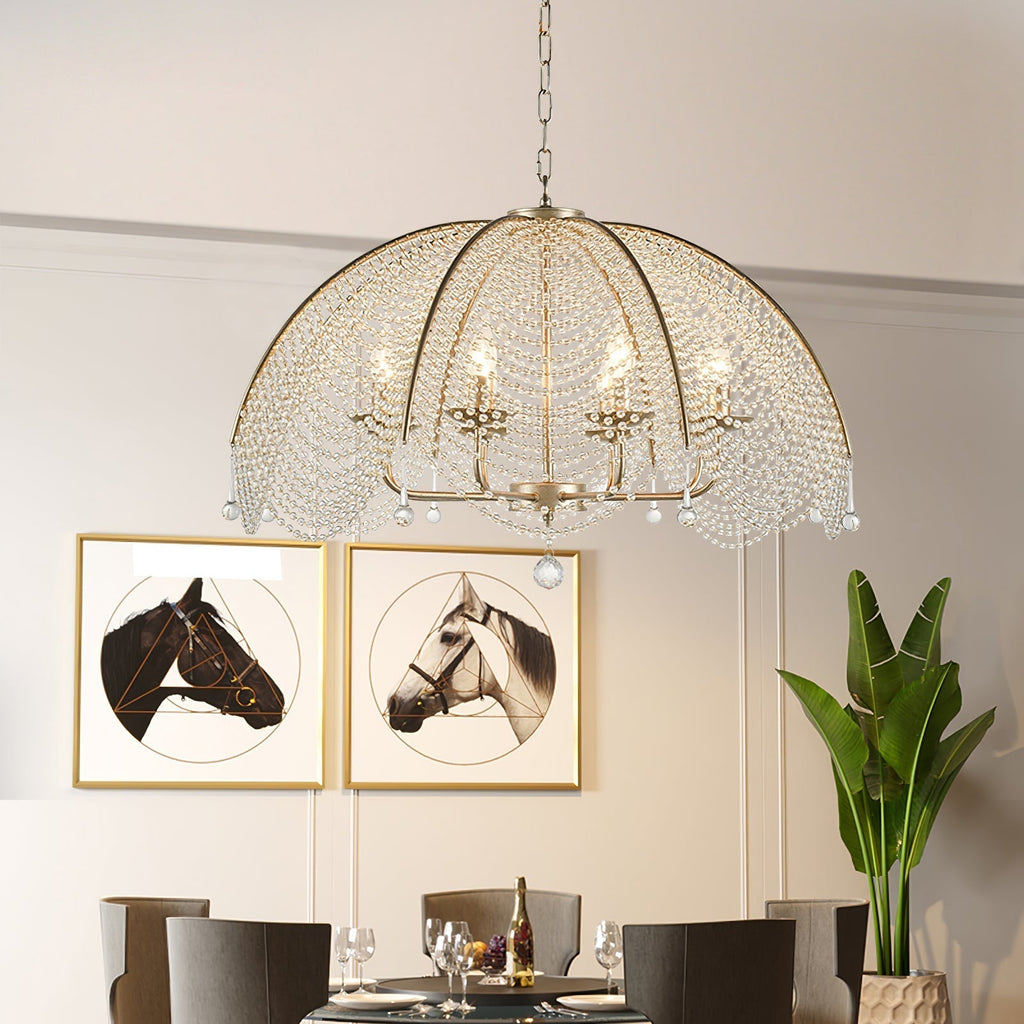 Ulsilus Lustre Cristal Perles Élégance - Neutralighting
