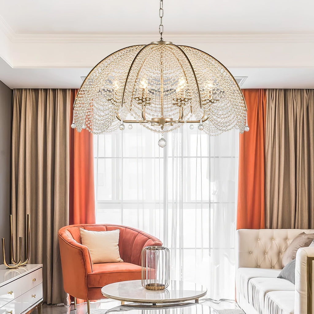 Ulsilus Lustre Cristal Perles Élégance - Neutralighting