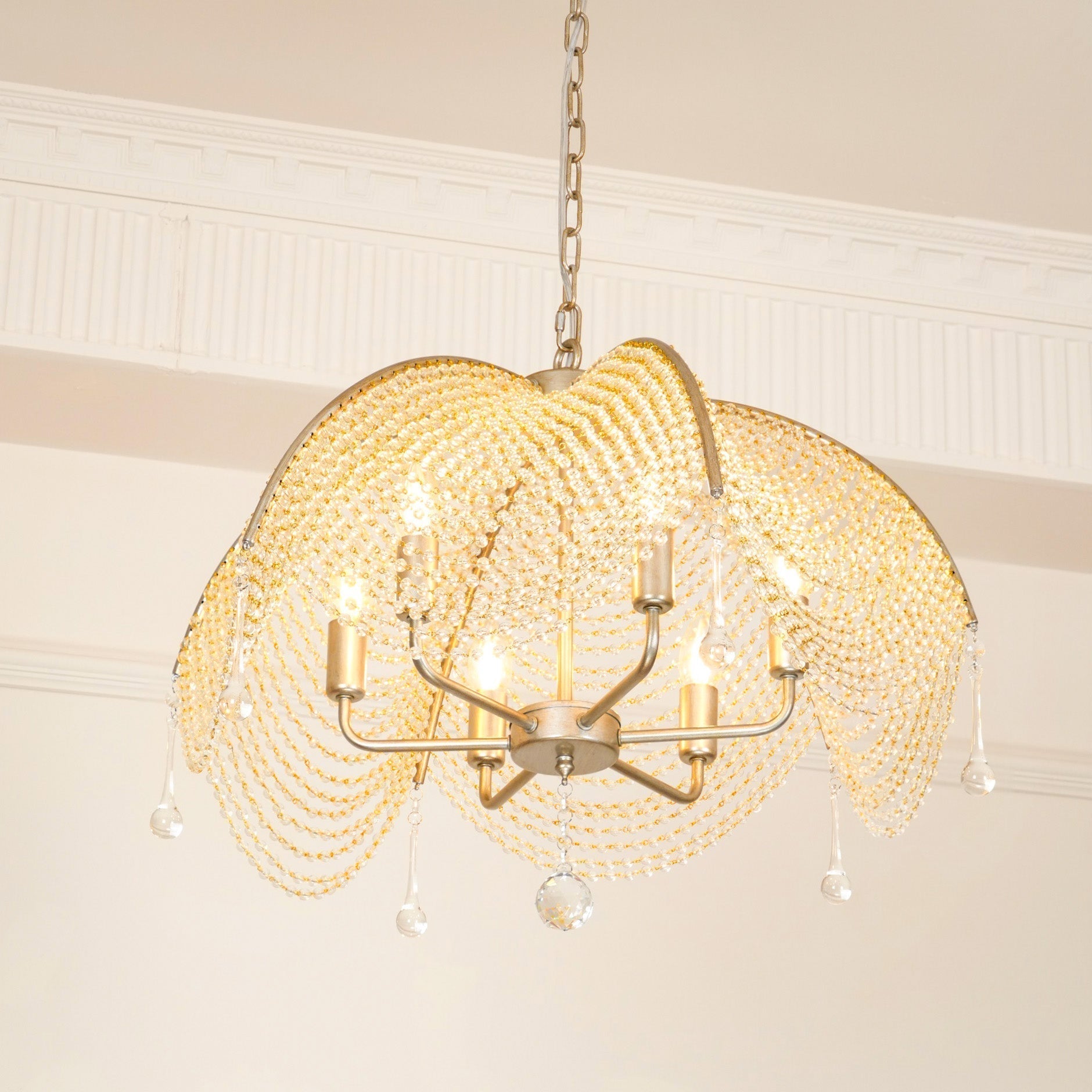 Ulsilus Lustre Cristal Perles Élégance - Neutralighting