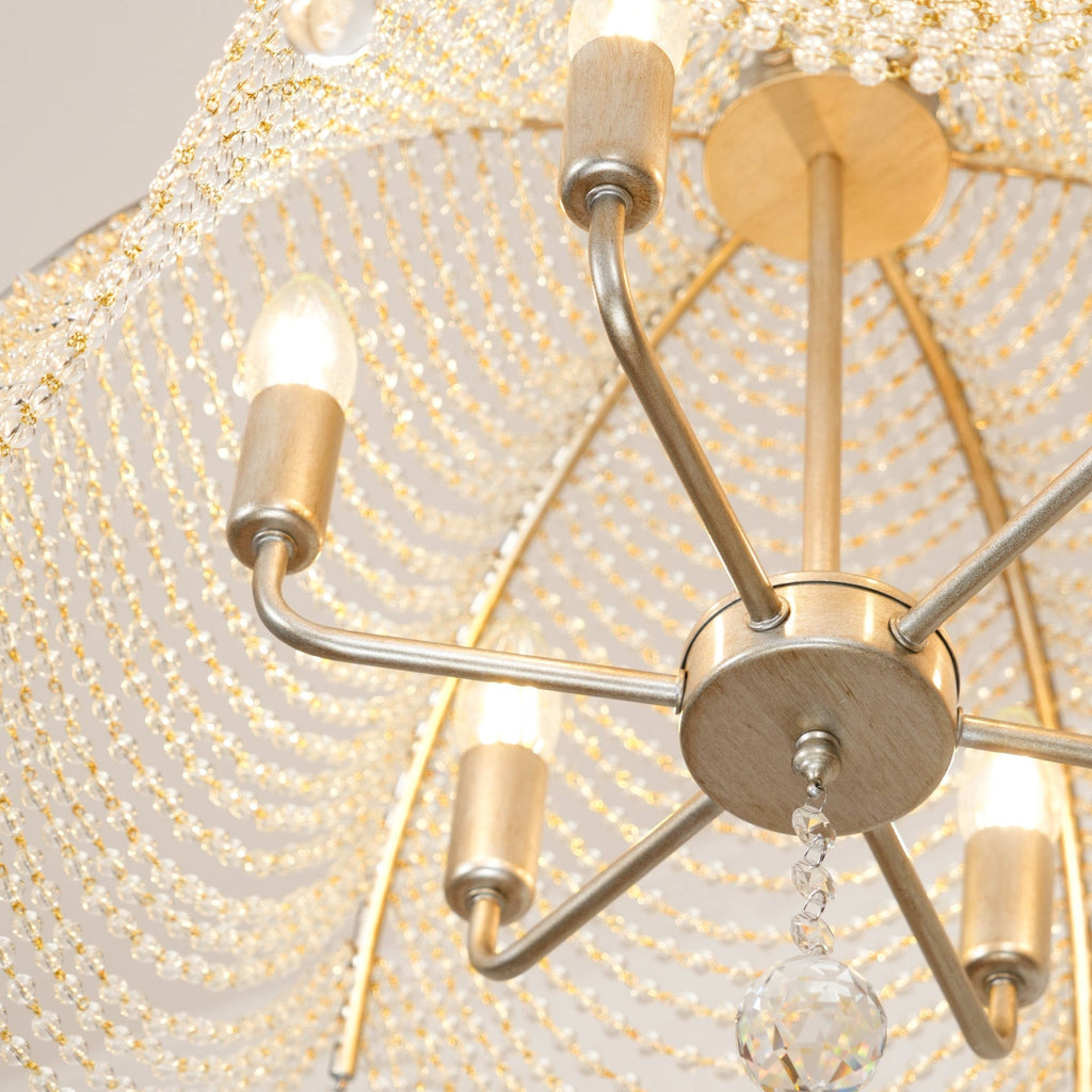 Ulsilus Lustre Cristal Perles Élégance - Neutralighting