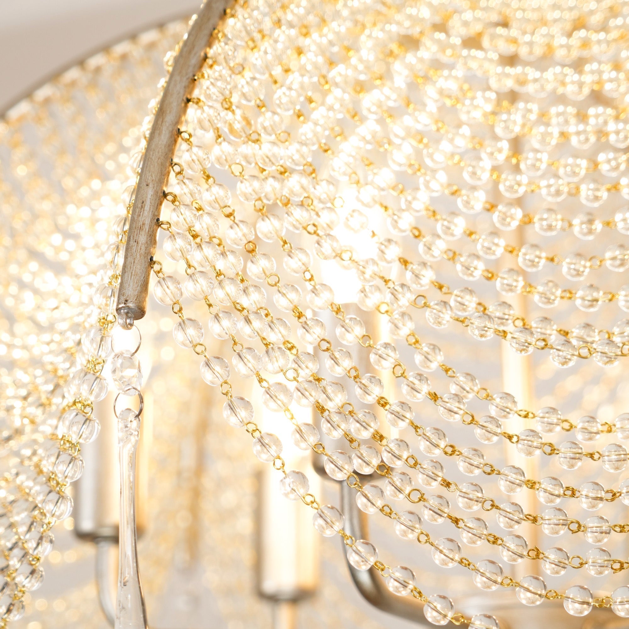 Ulsilus Lustre Cristal Perles Élégance - Neutralighting