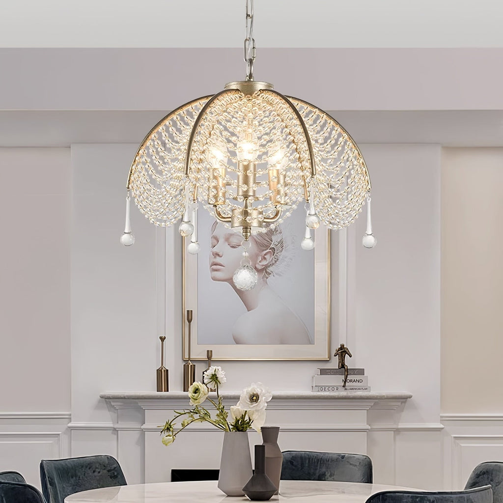 Ulsilus Lustre Cristal Perles Élégance - Neutralighting