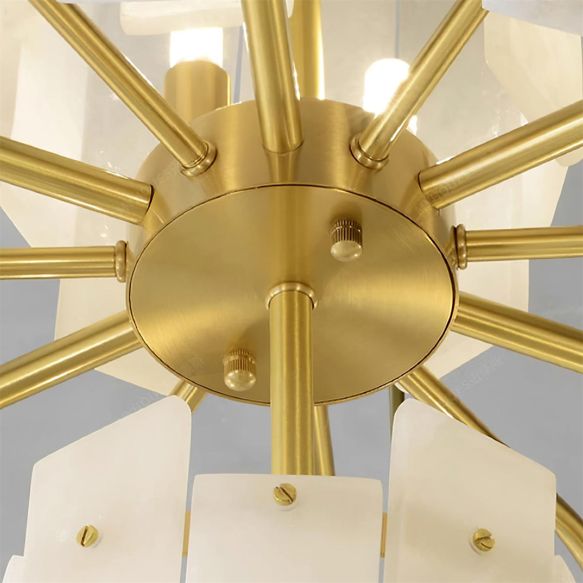Soraya Chandelier Moderne en Albâtre - Neutralighting