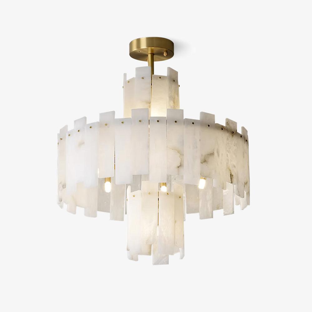 Soraya Chandelier Moderne en Albâtre - Neutralighting