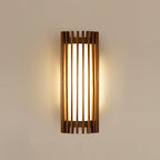 Veyno Lampe murale à lattes en bois - Neutralighting