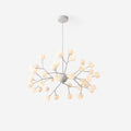 Elora Chandelier Élégant Fleurs Blanches - Neutralighting