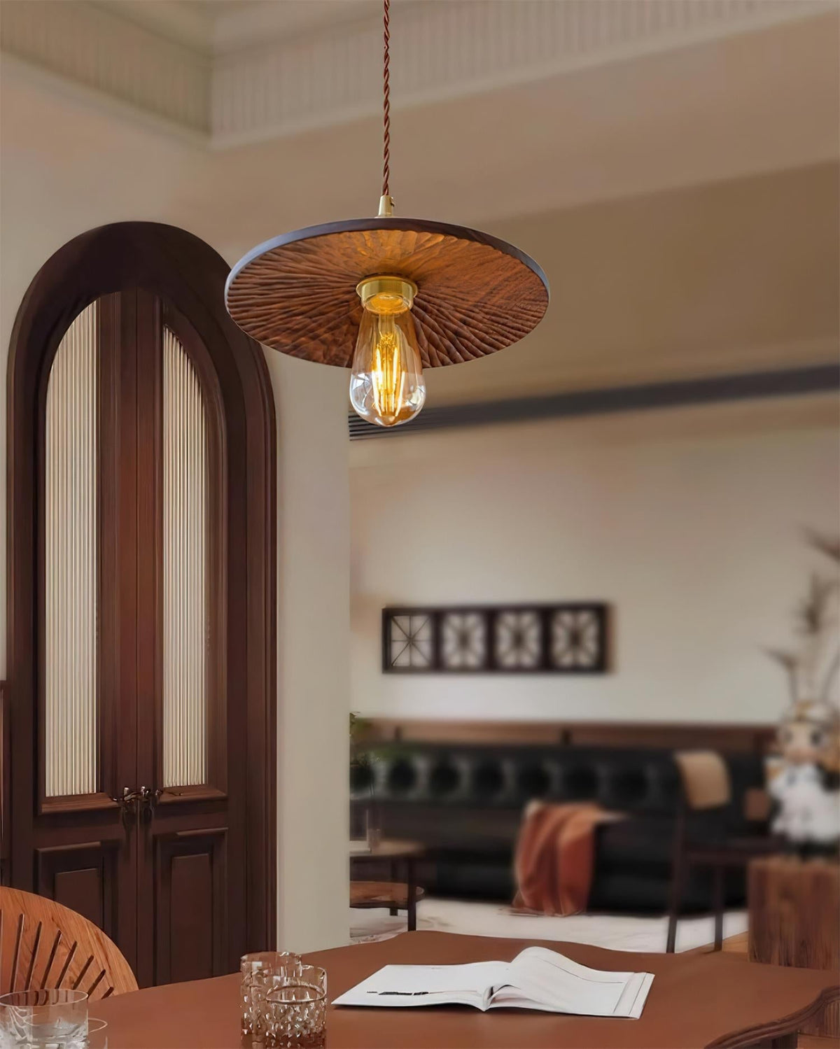 Rei Suspension en Bois - Neutralighting