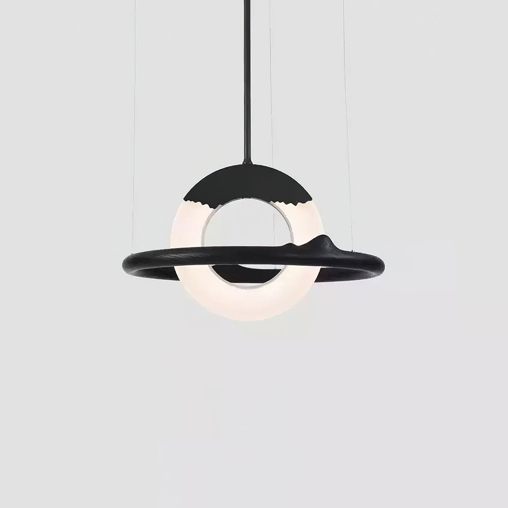 Mytalan Circulaire Acrylique Bois Pendentif Lumière - Neutralighting