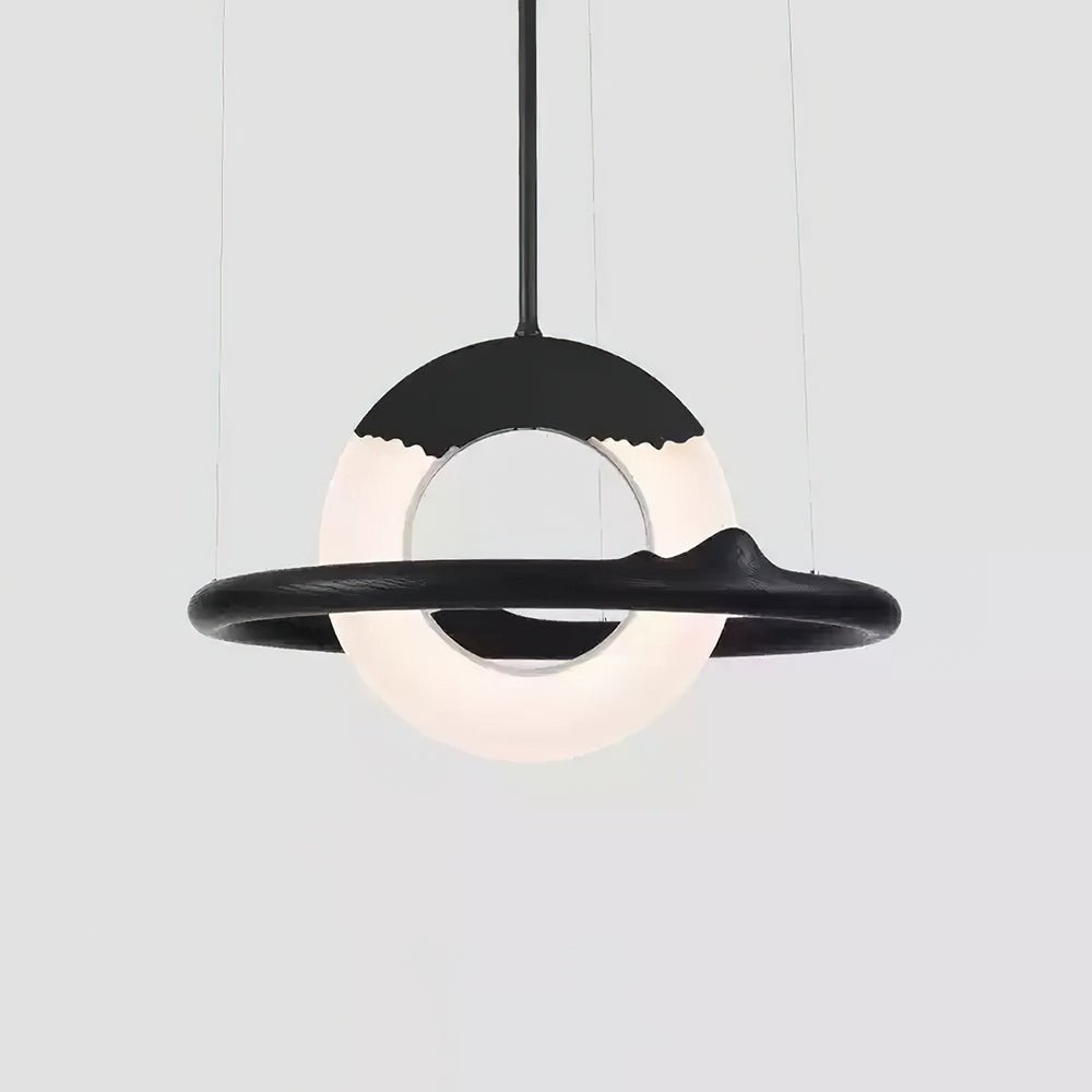 Mytalan Circulaire Acrylique Bois Pendentif Lumière - Neutralighting
