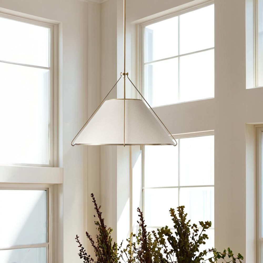 Voloraris Suspension Rétro Industrielle Conique Tissu - Neutralighting