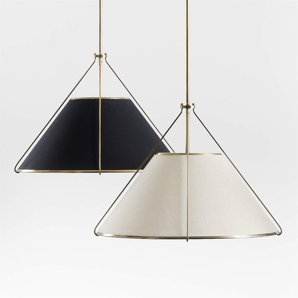 Voloraris Suspension Rétro Industrielle Conique Tissu - Neutralighting