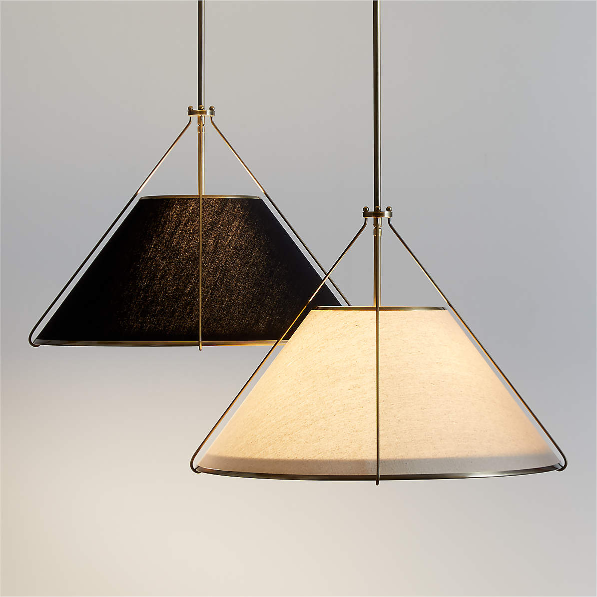 Voloraris Suspension Rétro Industrielle Conique Tissu - Neutralighting