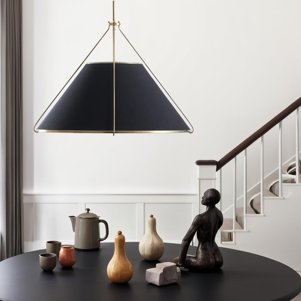 Voloraris Suspension Rétro Industrielle Conique Tissu - Neutralighting