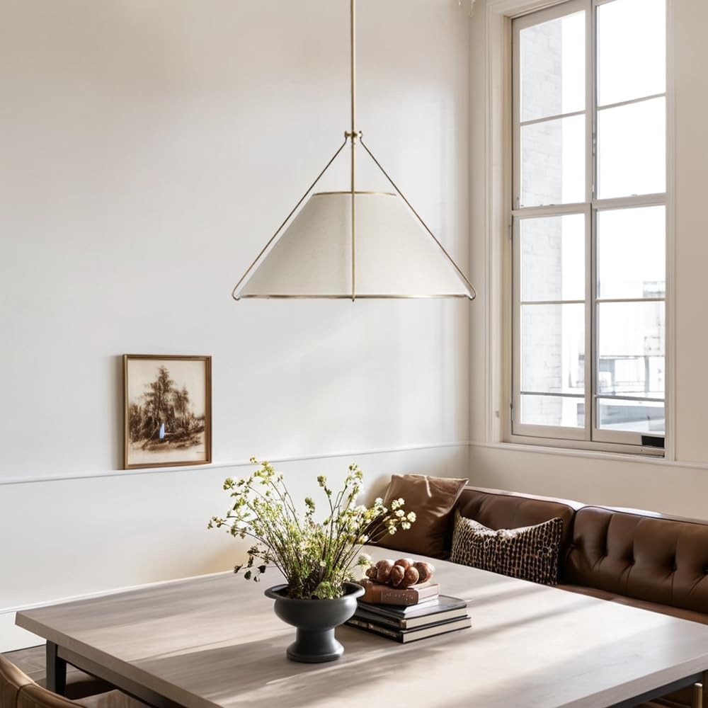 Voloraris Suspension Rétro Industrielle Conique Tissu - Neutralighting