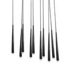 Aurance Lustre avec abat-jours en laiton poli et cristal Minimaliste - Neutralighting
