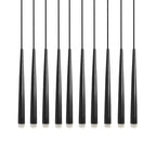 Aurance Lustre avec abat-jours en laiton poli et cristal Minimaliste - Neutralighting