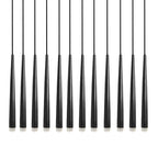 Aurance Lustre avec abat-jours en laiton poli et cristal Minimaliste - Neutralighting