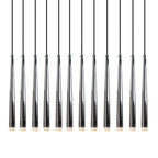 Aurance Lustre avec abat-jours en laiton poli et cristal Minimaliste - Neutralighting
