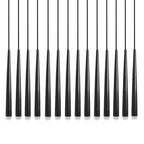 Aurance Lustre avec abat-jours en laiton poli et cristal Minimaliste - Neutralighting