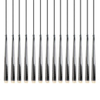 Aurance Lustre avec abat-jours en laiton poli et cristal Minimaliste - Neutralighting