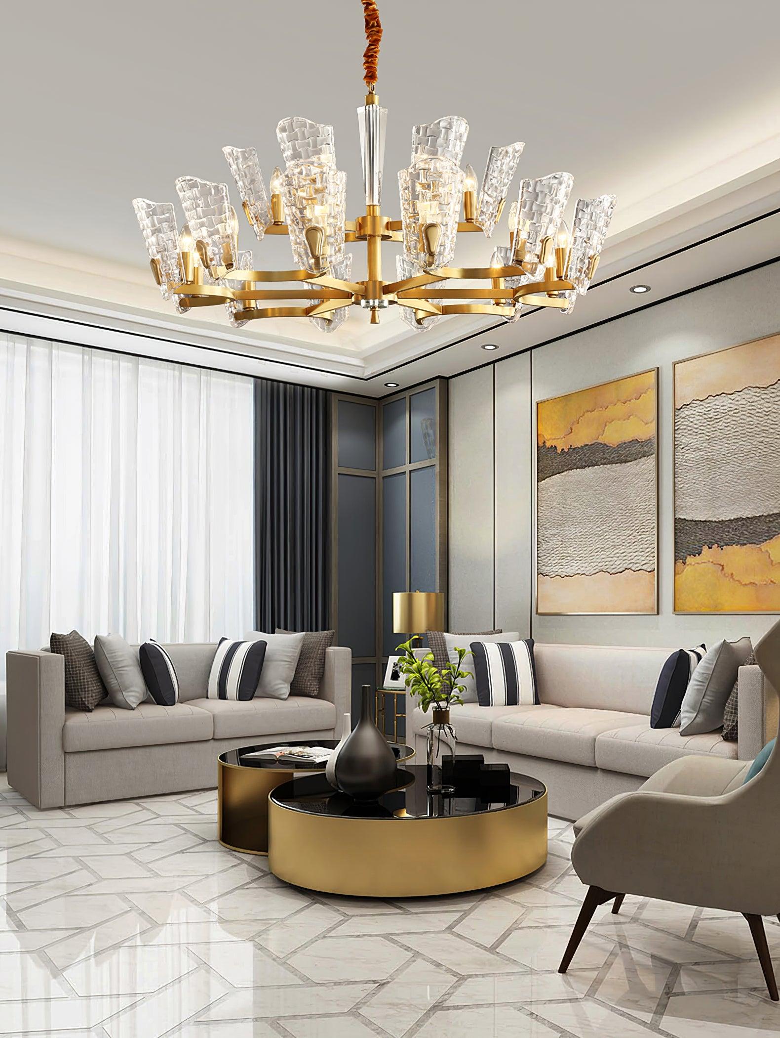 Radiant Lustre de Luxe en Laiton - Neutralighting