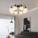 Tulip Plafonnier Blanc Fleur Verre Design - Neutralighting
