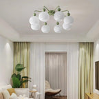 Tulip Plafonnier Blanc Fleur Verre Design - Neutralighting