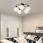 Tulip Plafonnier Blanc Fleur Verre Design - Neutralighting