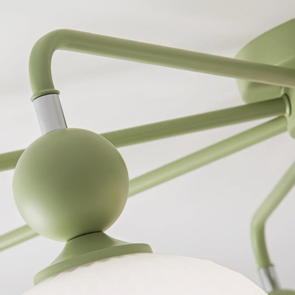 Tulip Plafonnier Blanc Fleur Verre Design - Neutralighting