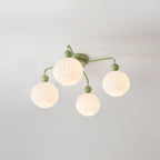 Tulip Plafonnier Blanc Fleur Verre Design - Neutralighting