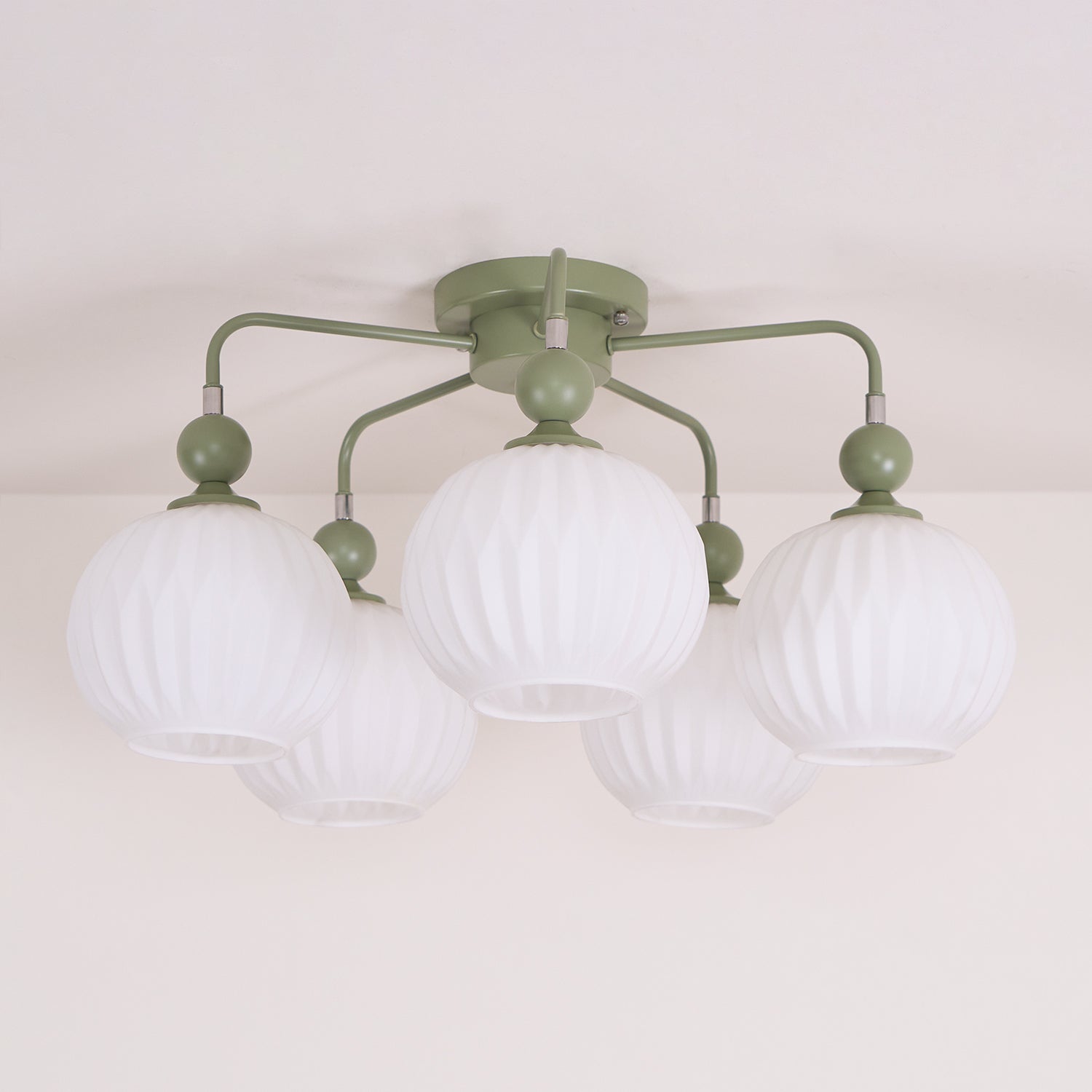 Tulip Plafonnier Blanc Fleur Verre Design - Neutralighting