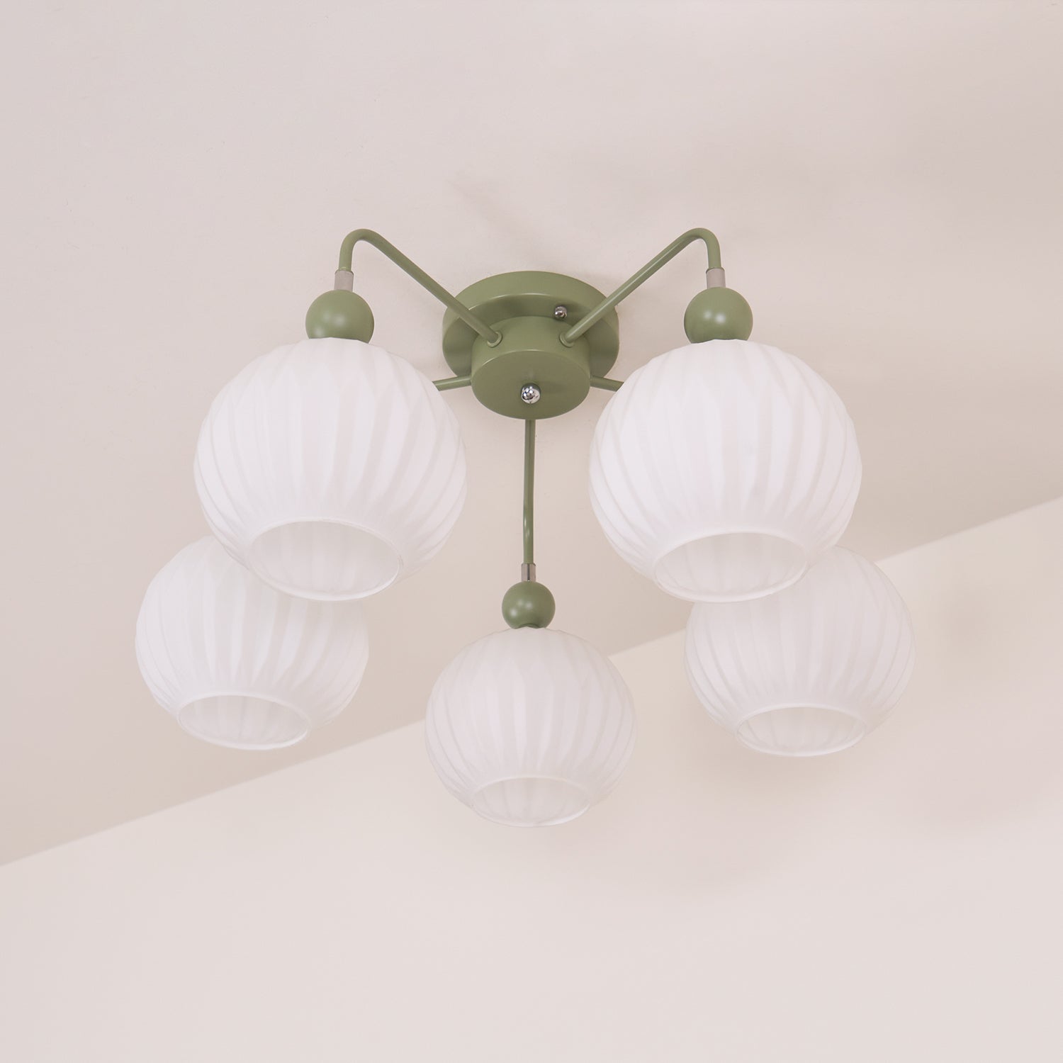 Tulip Plafonnier Blanc Fleur Verre Design - Neutralighting